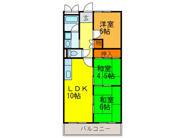 グランド・メゾン曙の物件間取画像